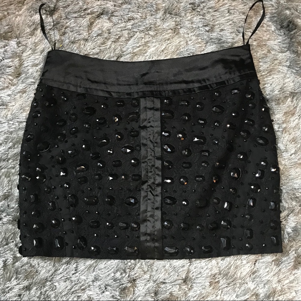 ZOOMPY Mini black skirt.